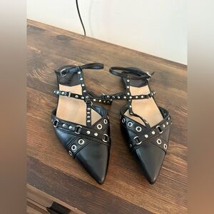 Schutz Pointed Toe Flats